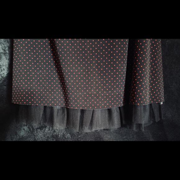 New Women’s ‘MY MICHELLE’ Red Polka Dot Slip-On Dress, Size Small - Picture 5 of 7